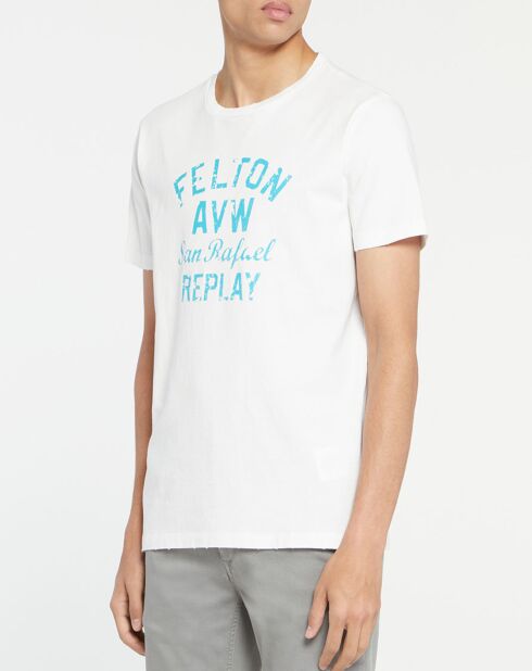 T-Shirt manches courtes Logo Falton blanc